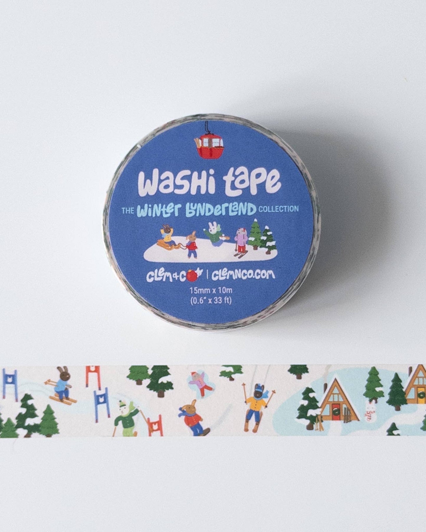 Clem & Co Winter Bunderland Washi Tape - Holiday