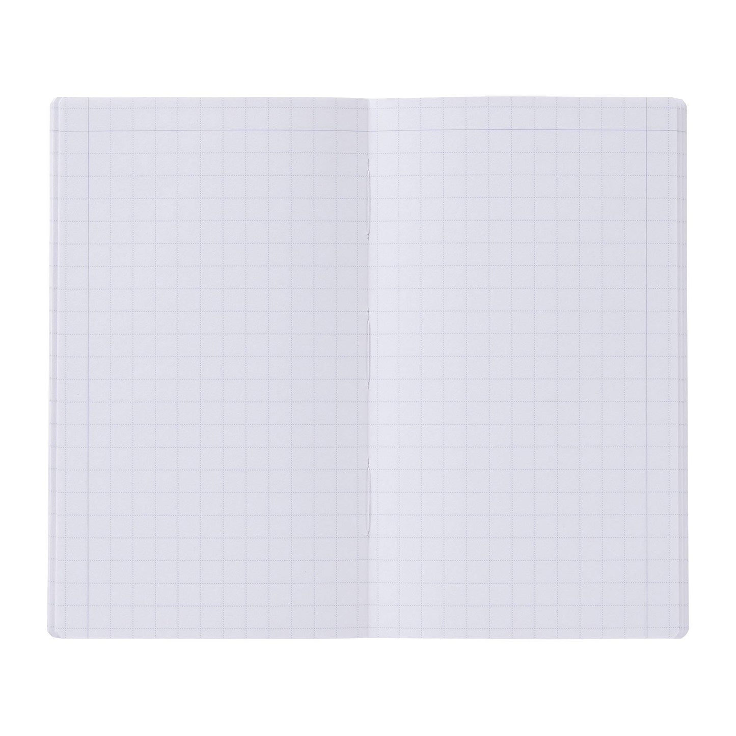 EDiT B6 Grid Notebook with PVC Cover & Zipper Pocket: Midnight Black
