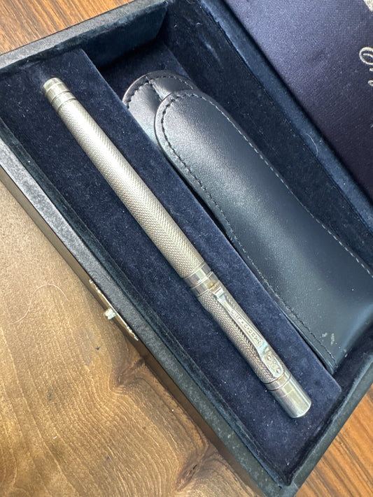 Yard-O-Led Viceroy Barley Sterling Silver Fountain Pen