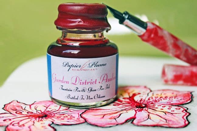 Papier Plume New Orleans Collection Special Edition Fountain Pen Inks: Wigs and Boas