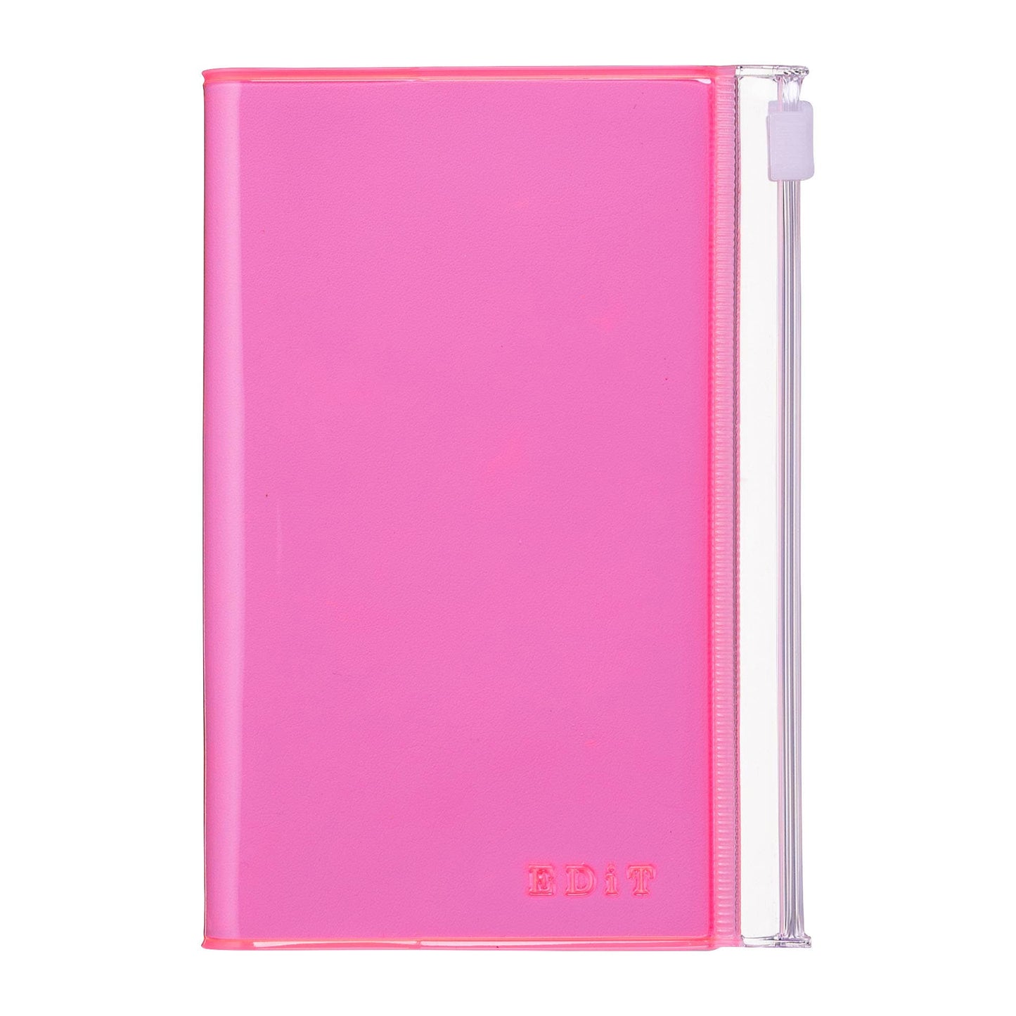 EDiT B7 Grid Notebook with PVC Cover & Zipper Pocket: Kelly Green