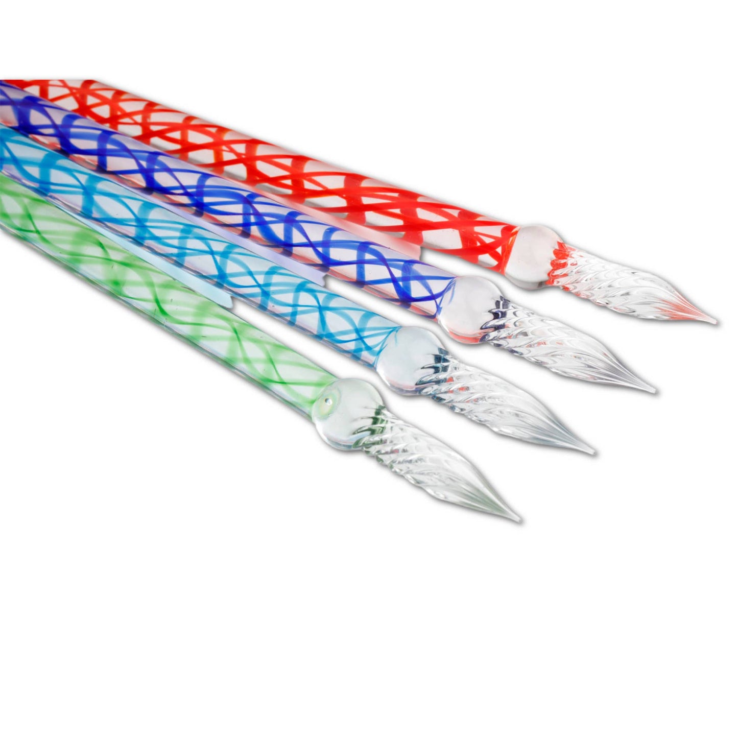 Herbin Glass Dip Pens: Swirl - Eclat de Saphir Sapphire Swirl