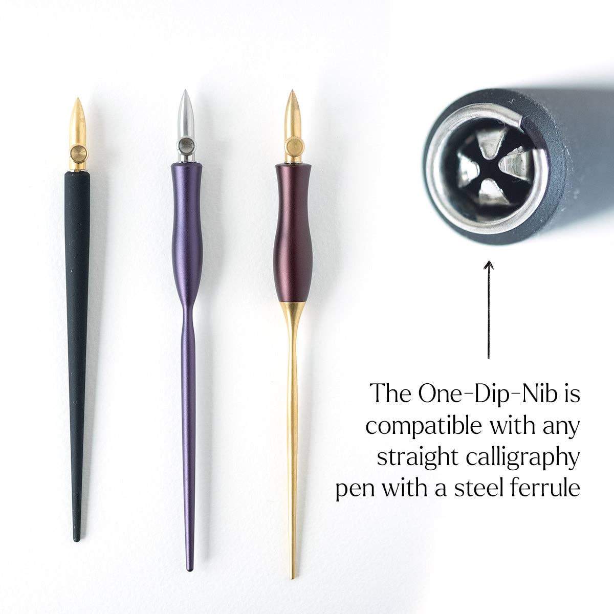 Tom's Studio One-Dip-Nib: Brass / Nib + Pen