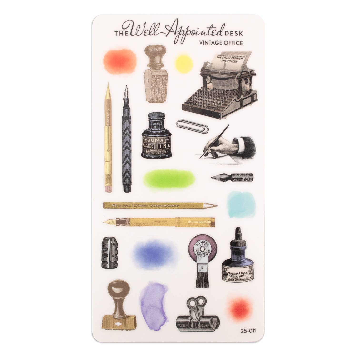 Vintage Office Sticker Sheet (25-011) – Seaside Pen Shop