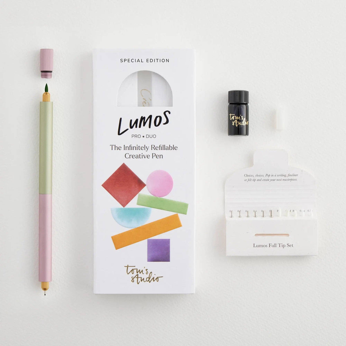 Lumos Pro - Colour Block: Sky Blue - Clementine / Duo Tip