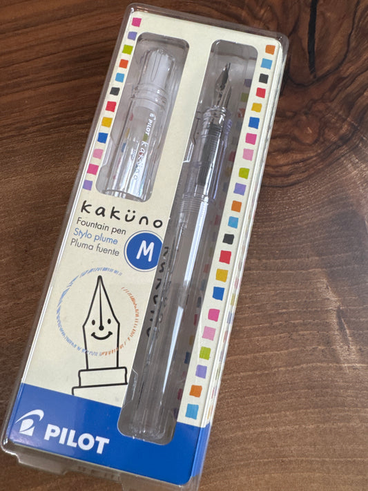 Pilot Kakuno Clear Fountain Pen