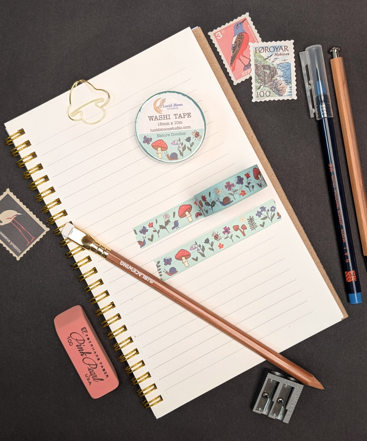 Nature Doodles Washi Tape