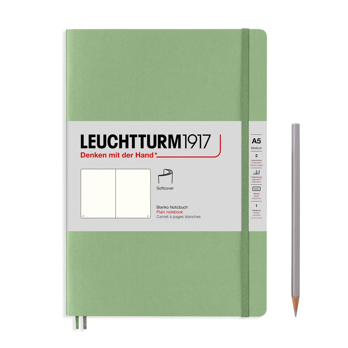 Leuchtturm Notebooks - Medium (A5): Rising Sun / Hardcover / Plain