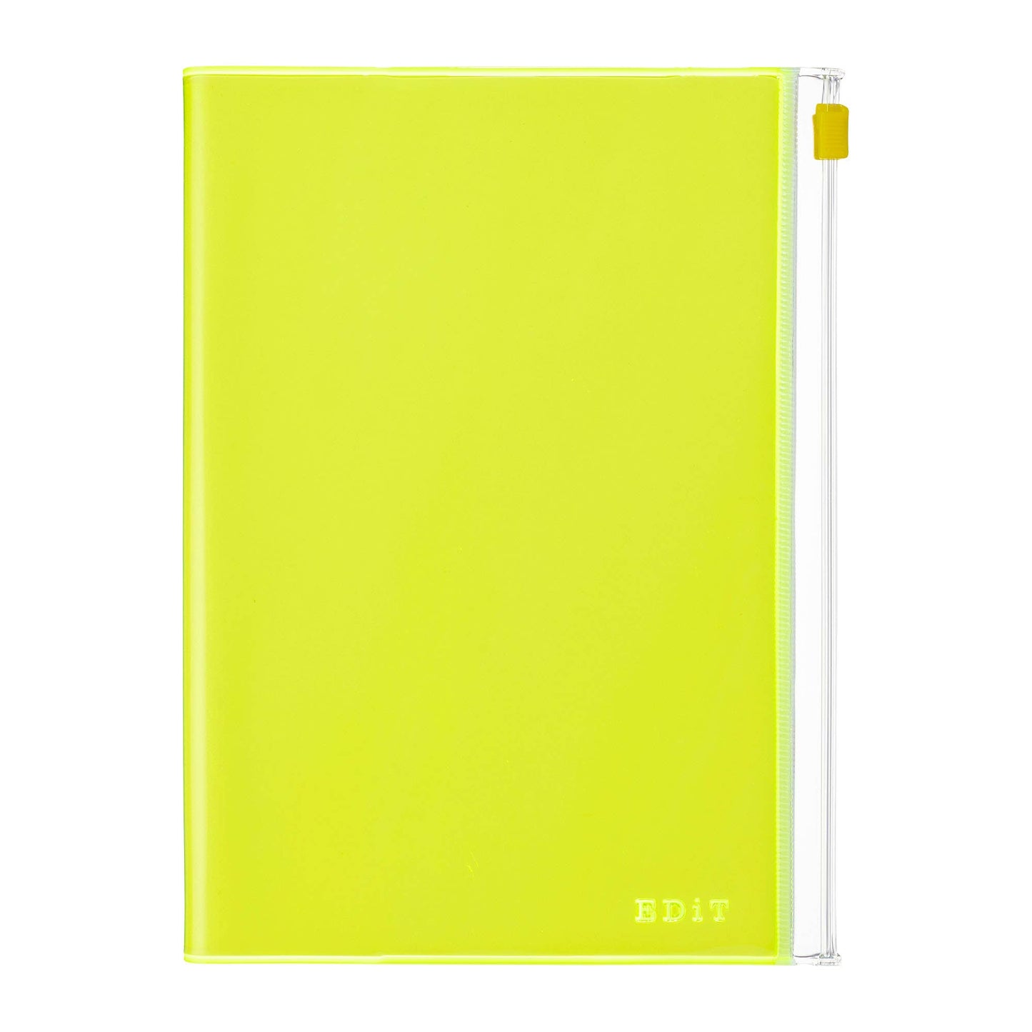 EDiT B6 Grid Notebook with PVC Cover & Zipper Pocket: Midnight Black