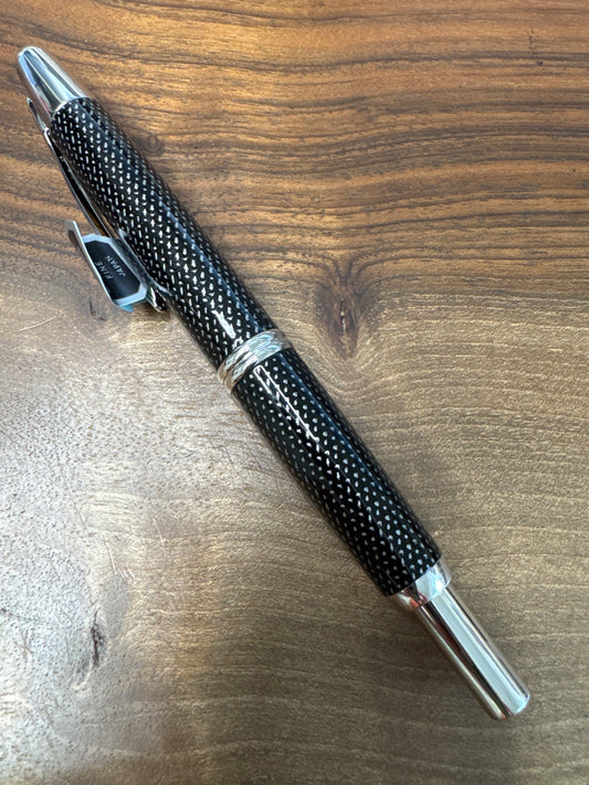 Pilot Vanishing Point Black Carbonesque Fine Fountain Pen