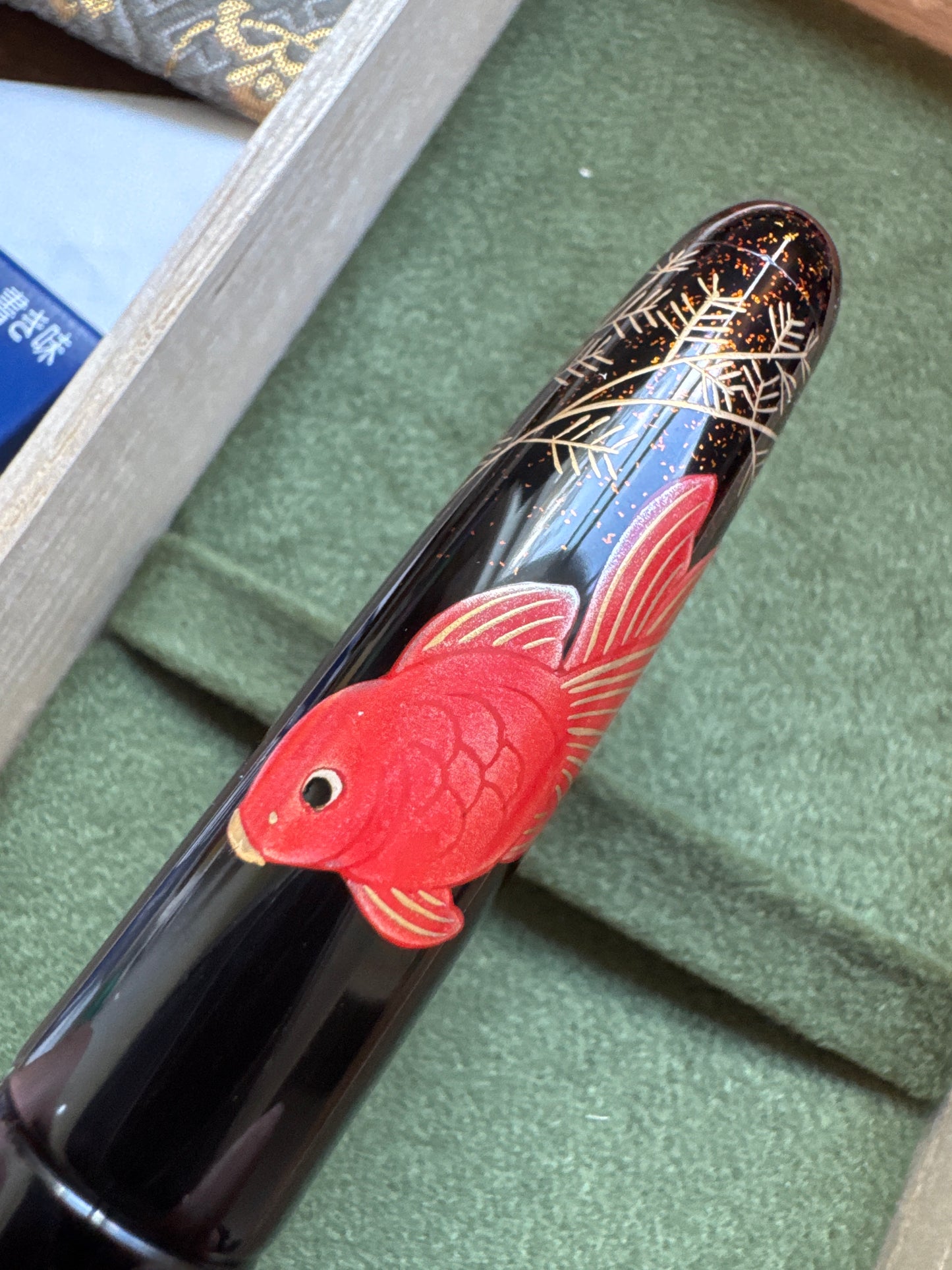 Nakaya Goldfish Maki-e Fountian Pen