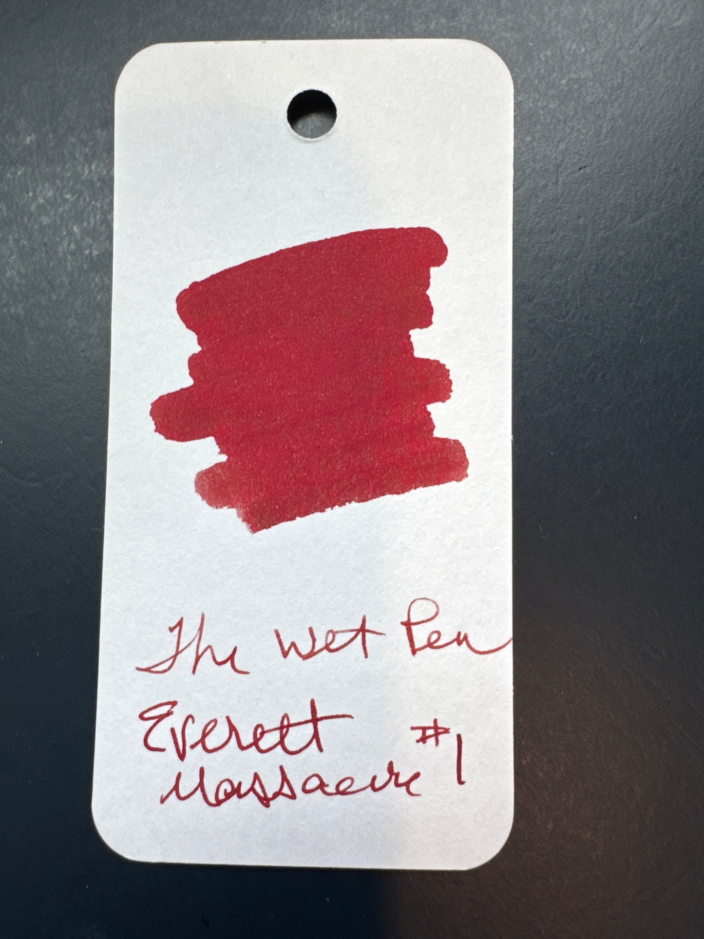 The Wet Pen Ink Sample