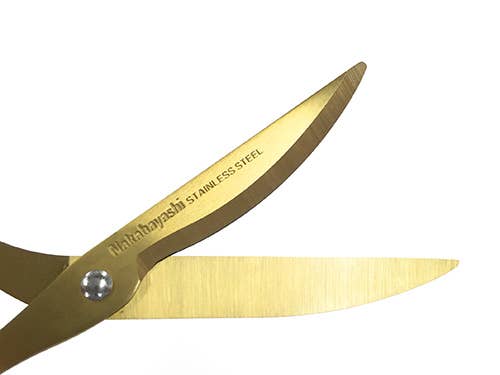 Hikigiri Slim Scissors for Delicate Cutting Champagne Gold