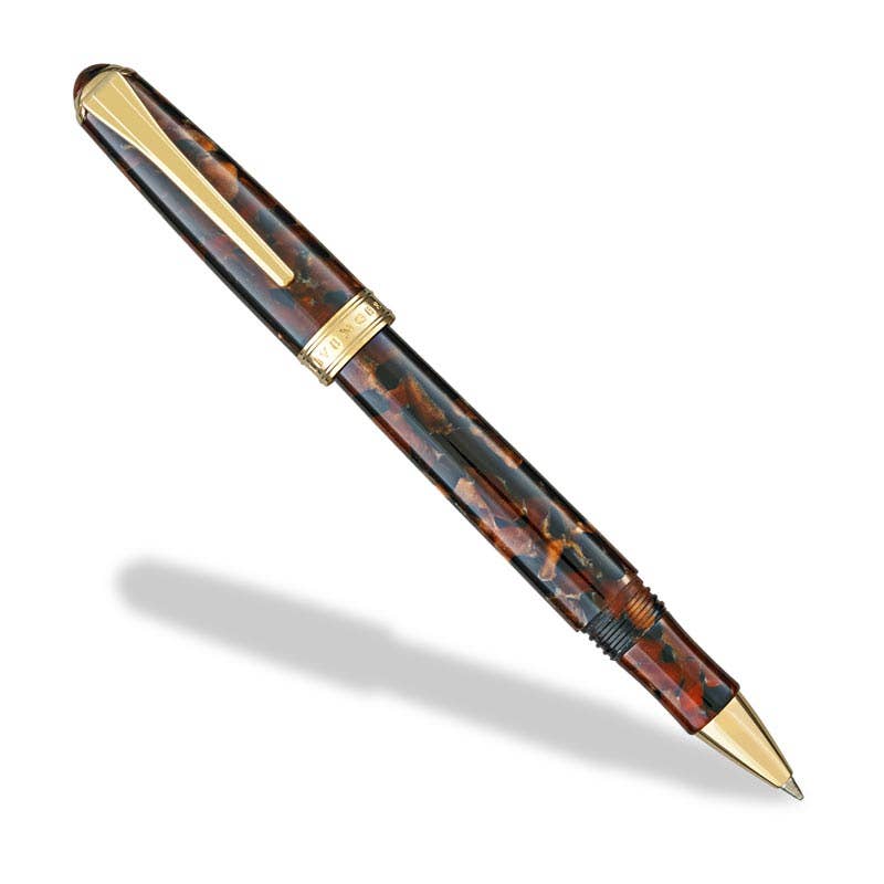 True Writer Classic Golden Dark Tortoise Pen: Rollerball