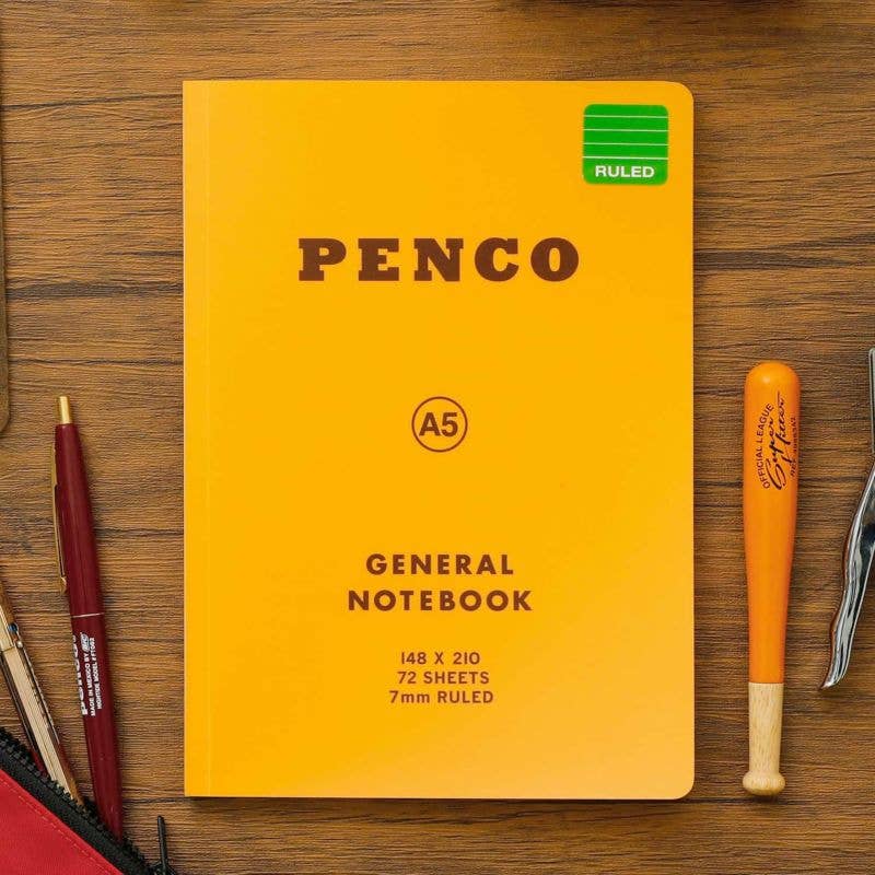 Penco Soft PP Notebook Ruled/ A5: White