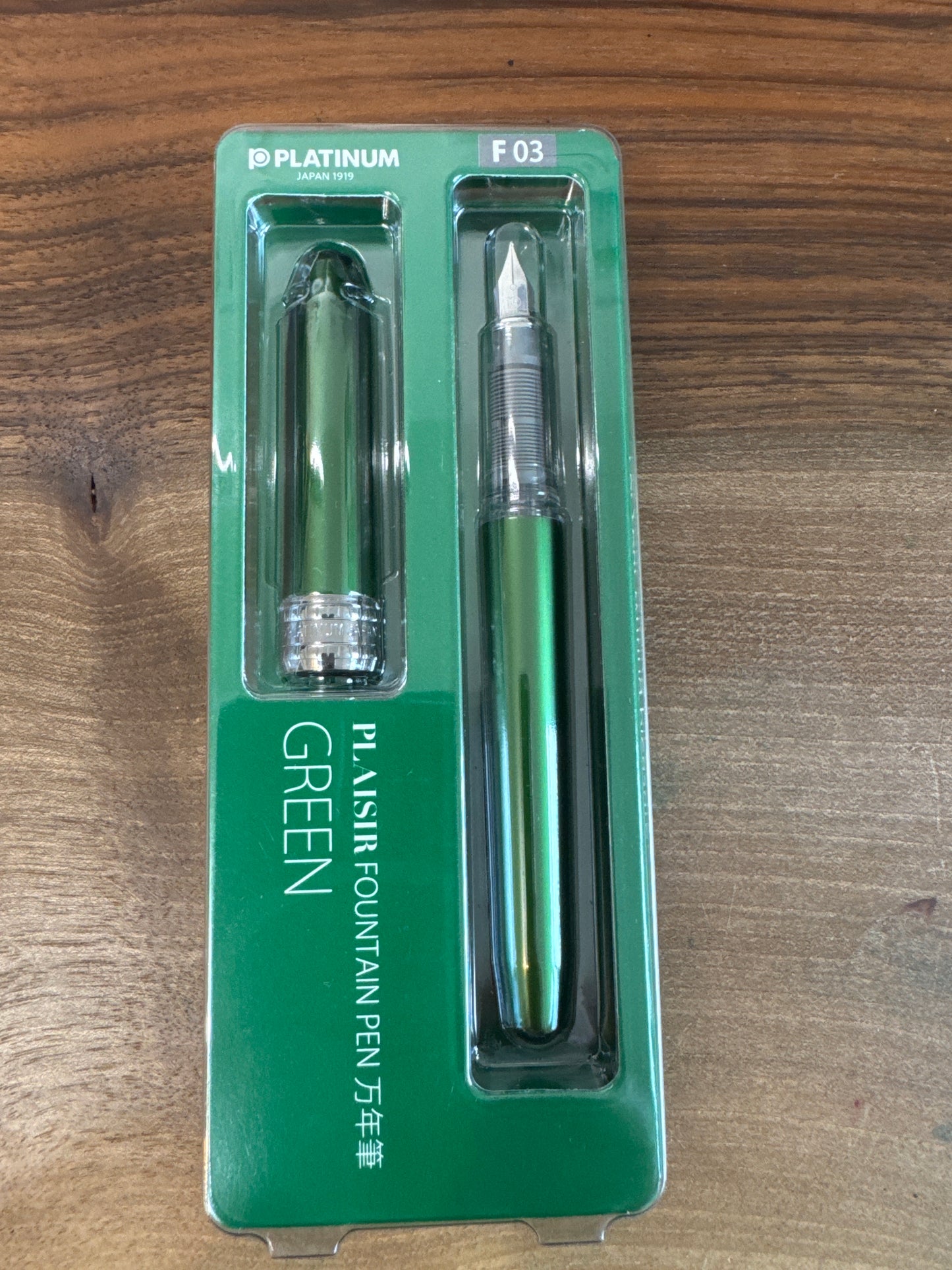 Platinum Plaisir- Fine: Green / Fine