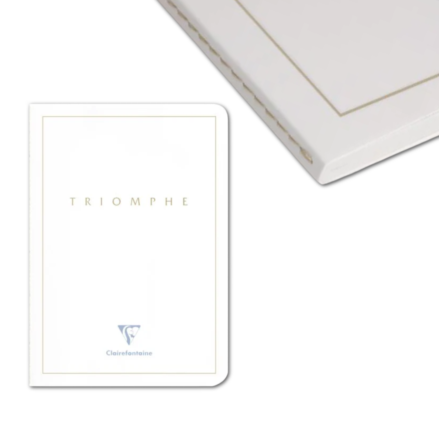 Clairefontaine "Triomphe" Notebooks: Blue Cover - Ivory Blank Paper