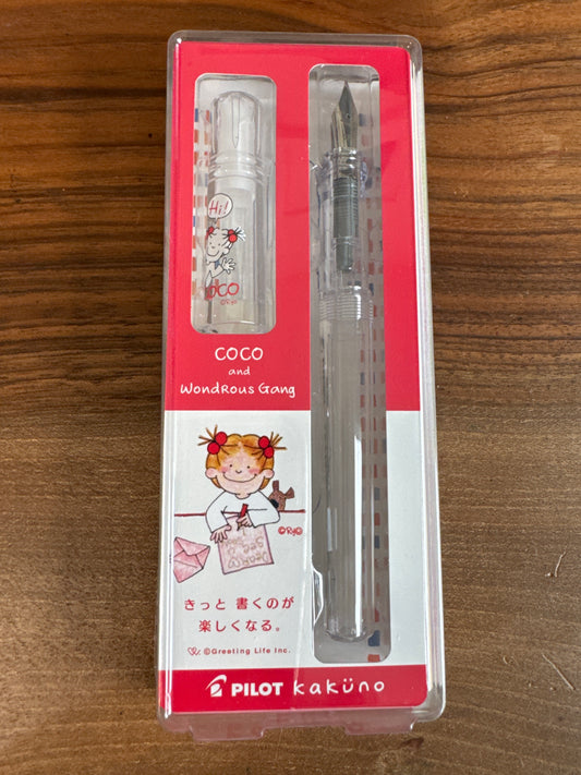 Pilot Kakuno Coco and Wondrous Gang Fountain Pen Fine nib