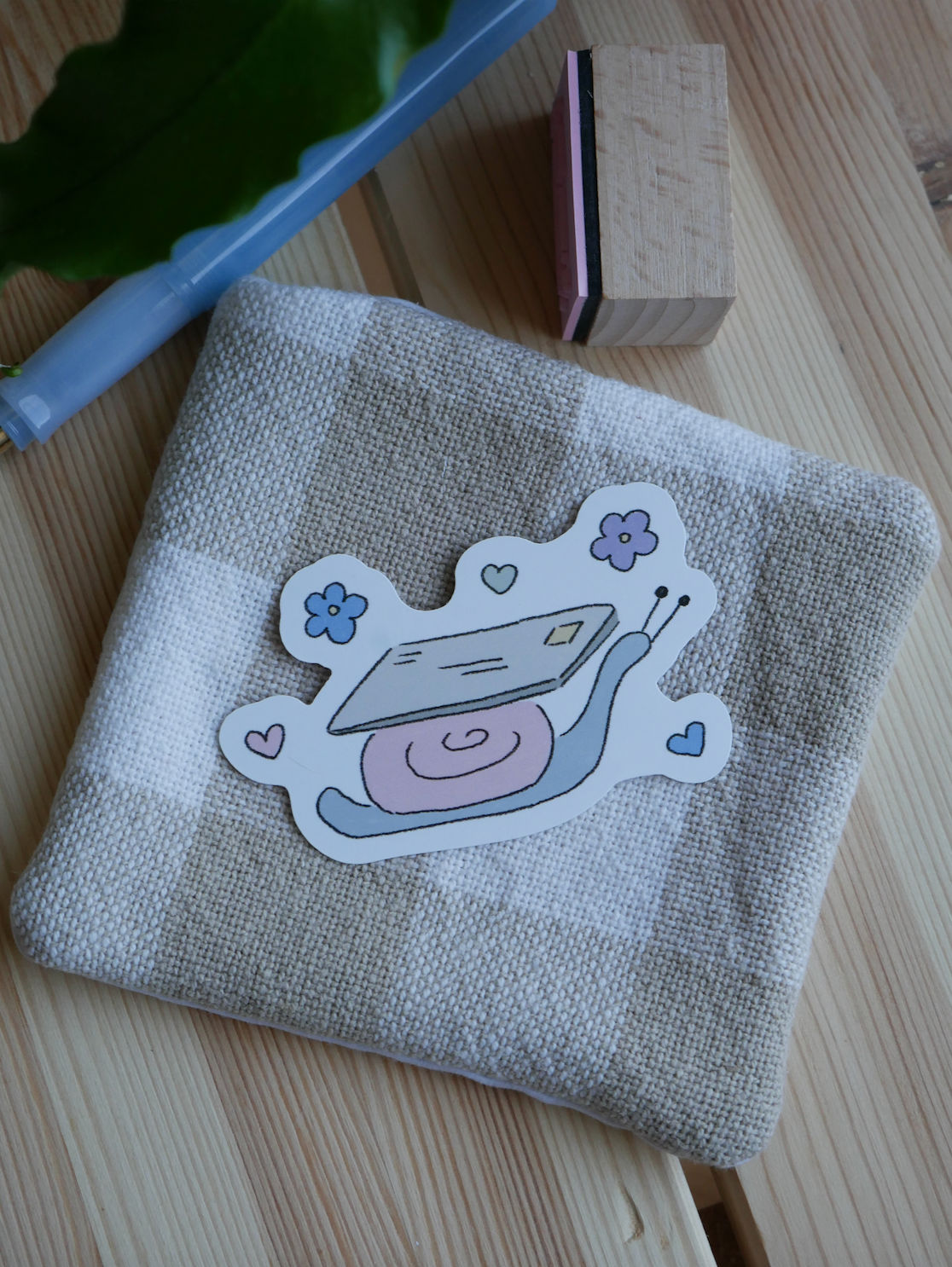 dana ate oatmeal Snail mail vinyl sticker