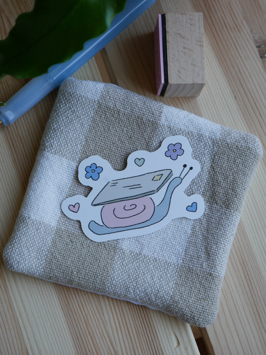 dana ate oatmeal Snail mail vinyl sticker