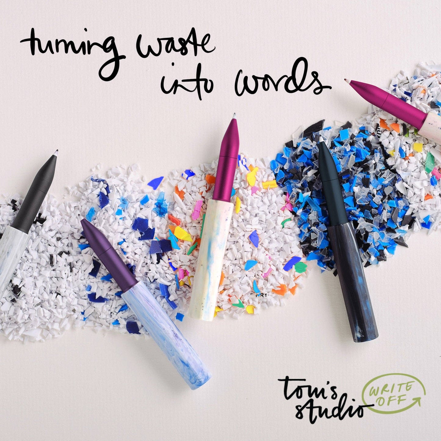 The Wren Write Off – Made from Disposable Pens: Smoke
