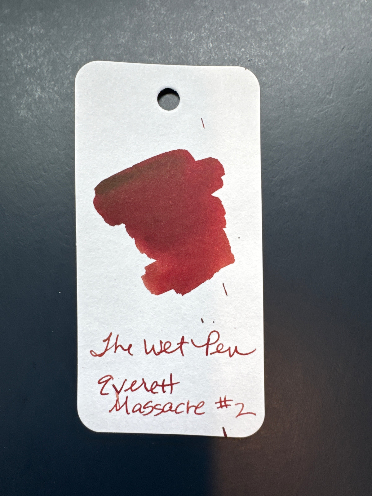 The Wet Pen Ink Sample