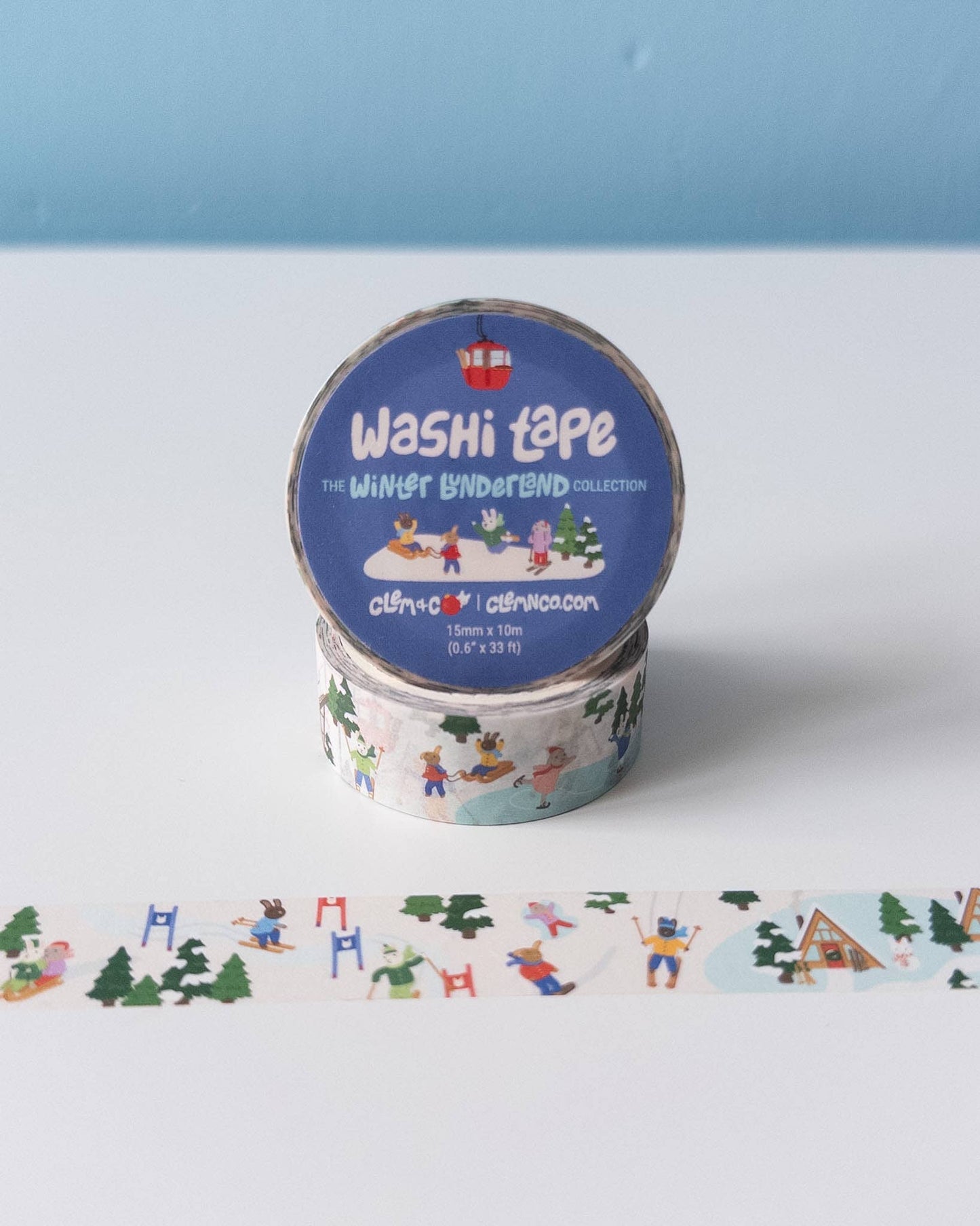 Clem & Co Winter Bunderland Washi Tape - Holiday