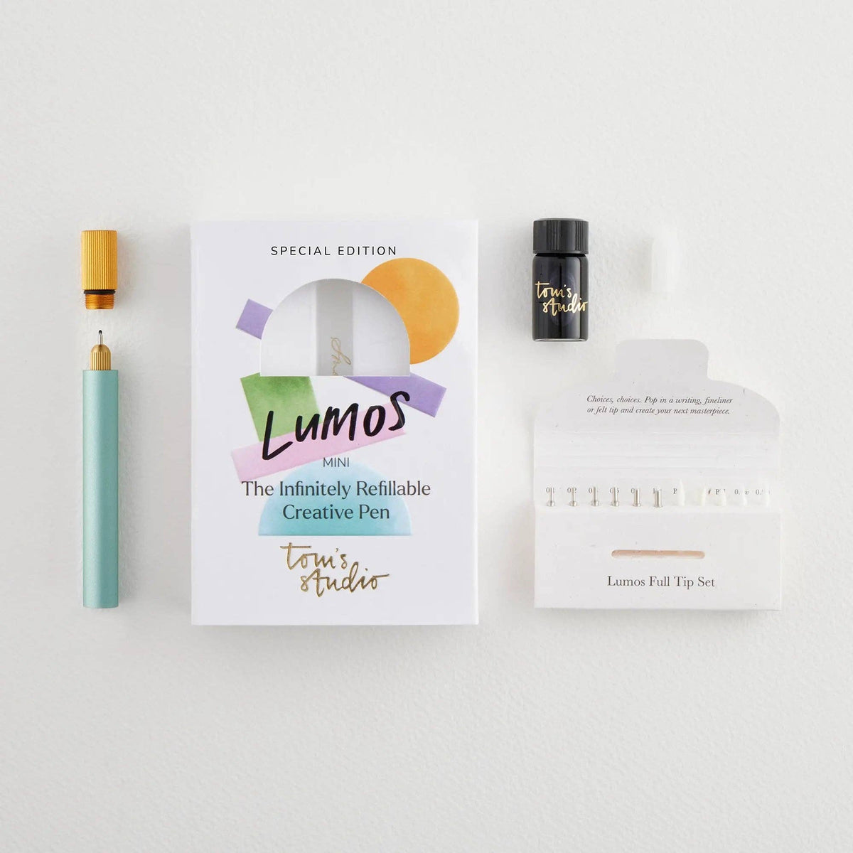 Lumos Mini - Colour Block: Cranberry - Sky Blue