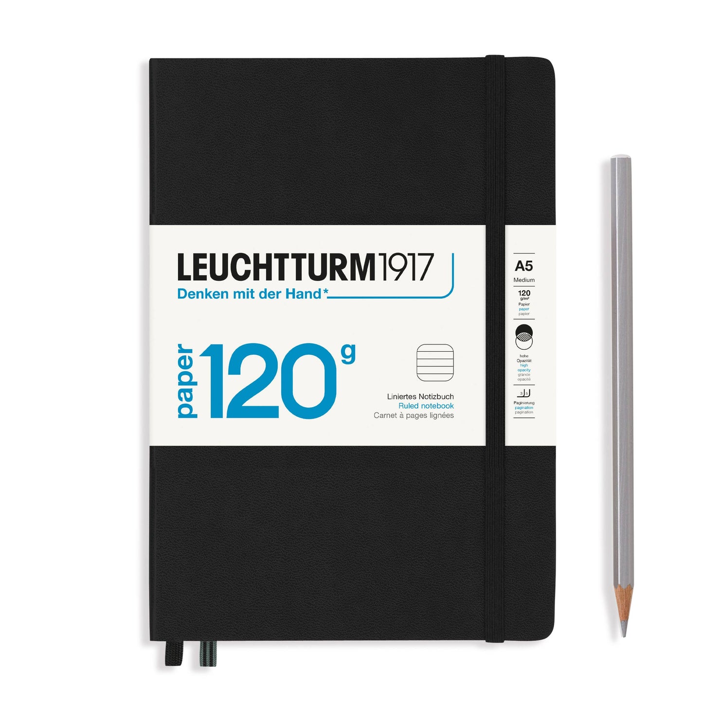 Leuchtturm 120g Notebook Edition, Medium, 203 p.: Mint Green / Ruled