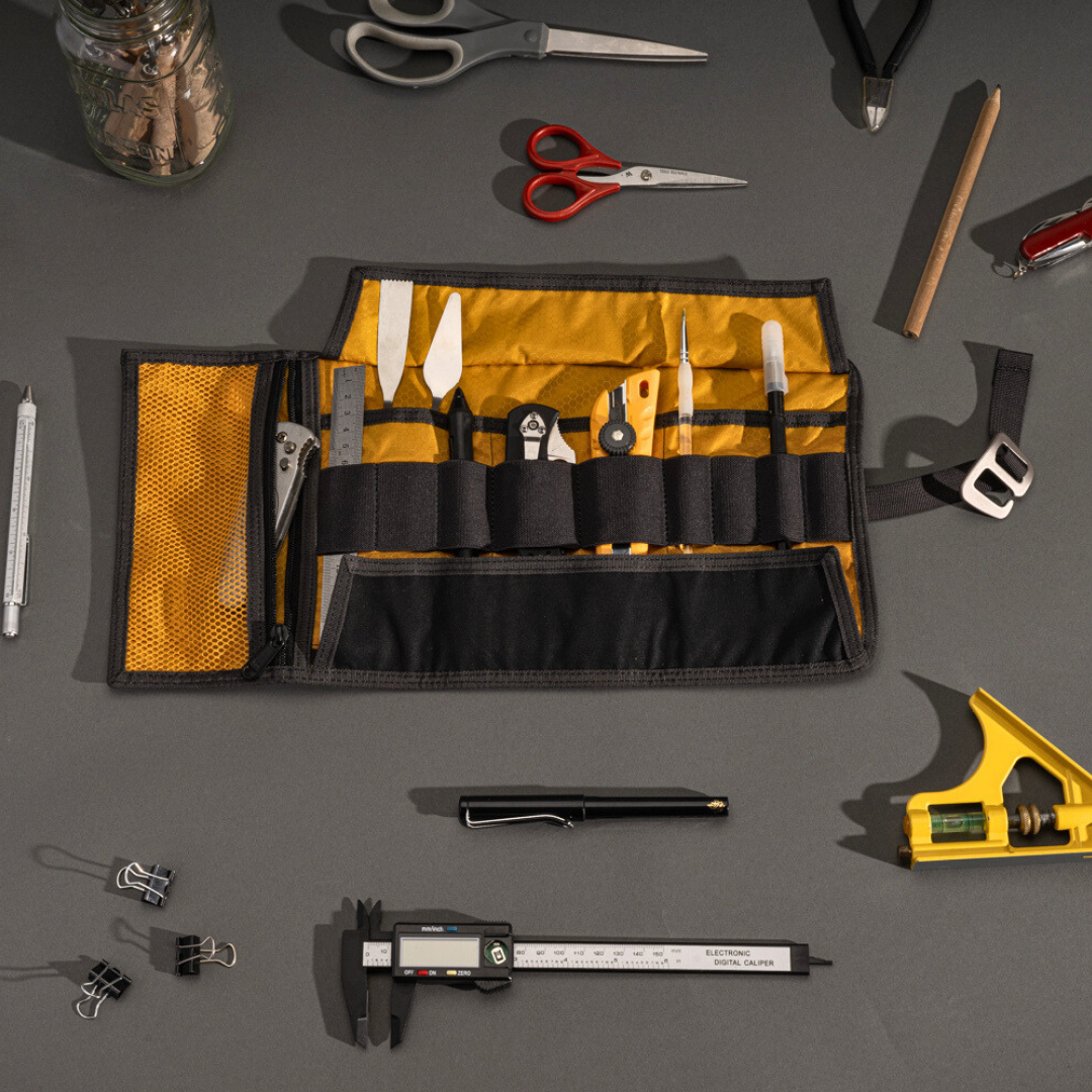 Lochby Tool Roll: Nautical/Navy Cream