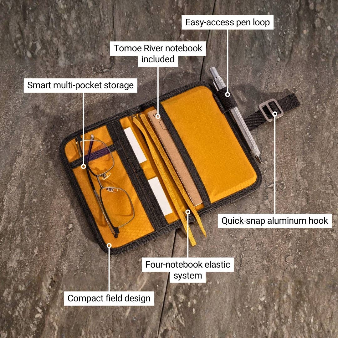 Lochby Mini Field Journal: Bumblebee/Charcoal Gold
