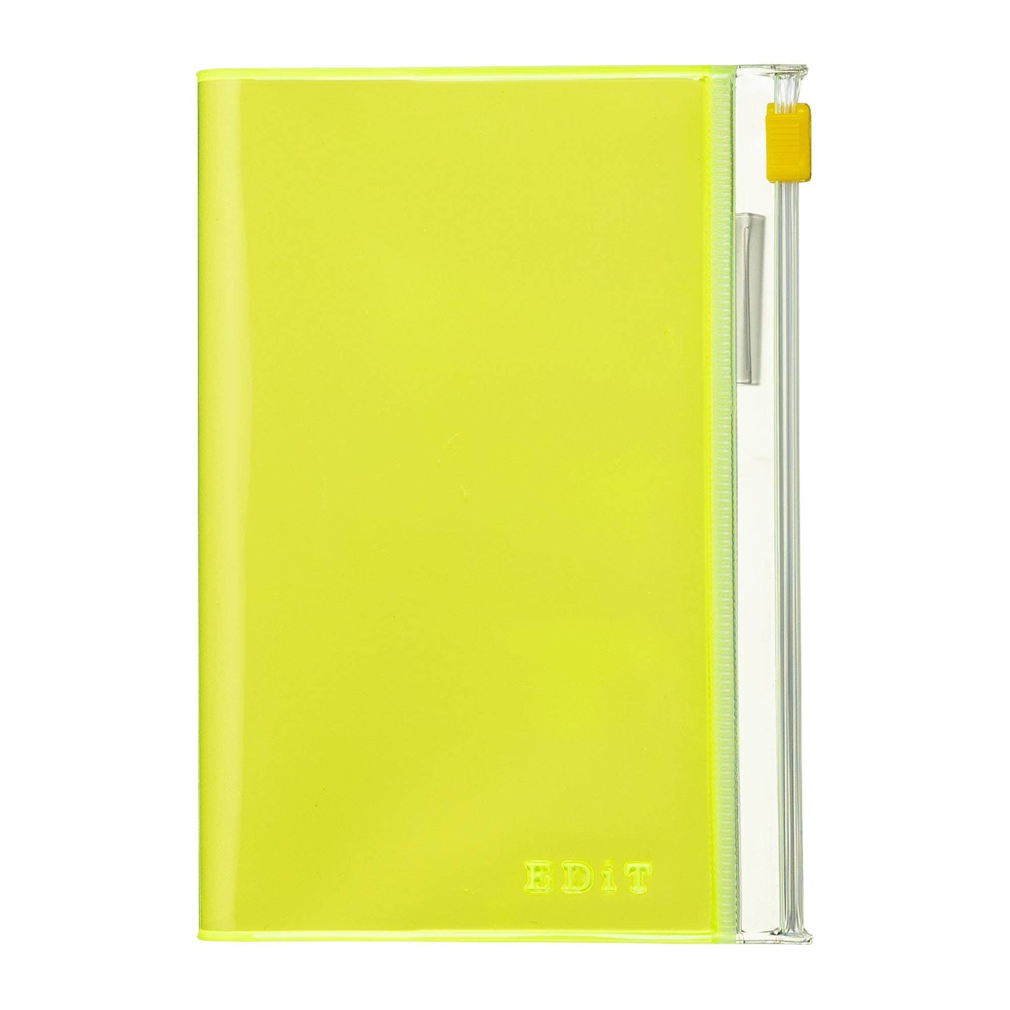 EDiT B7 Grid Notebook with PVC Cover & Zipper Pocket: Lavender