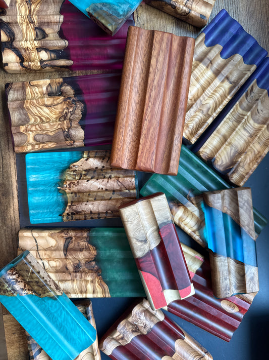 Wood and Epoxy Pen Rest