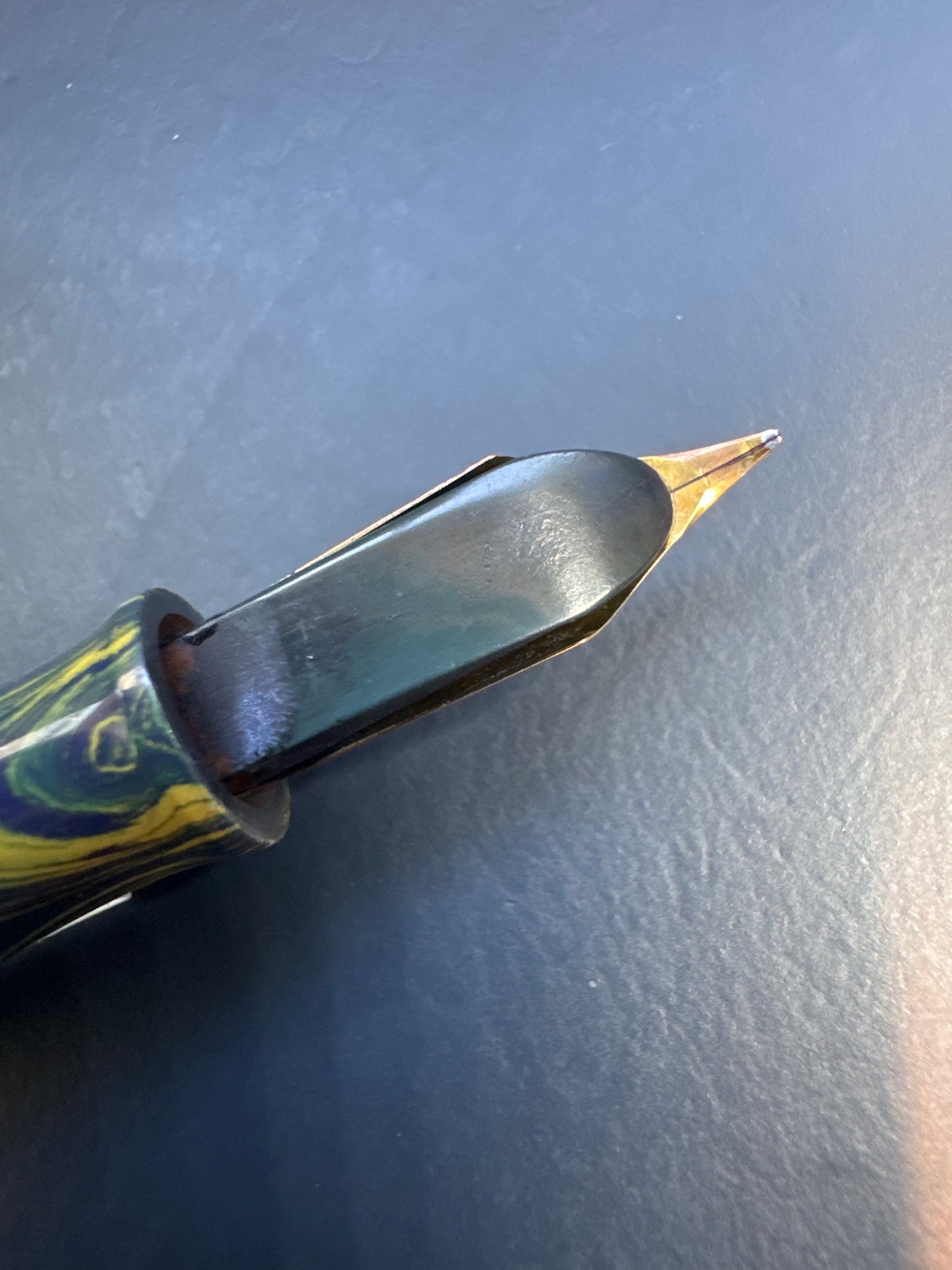 Waterman Ideal 94 Blue Green Ripple Fountain Pen ca.1928