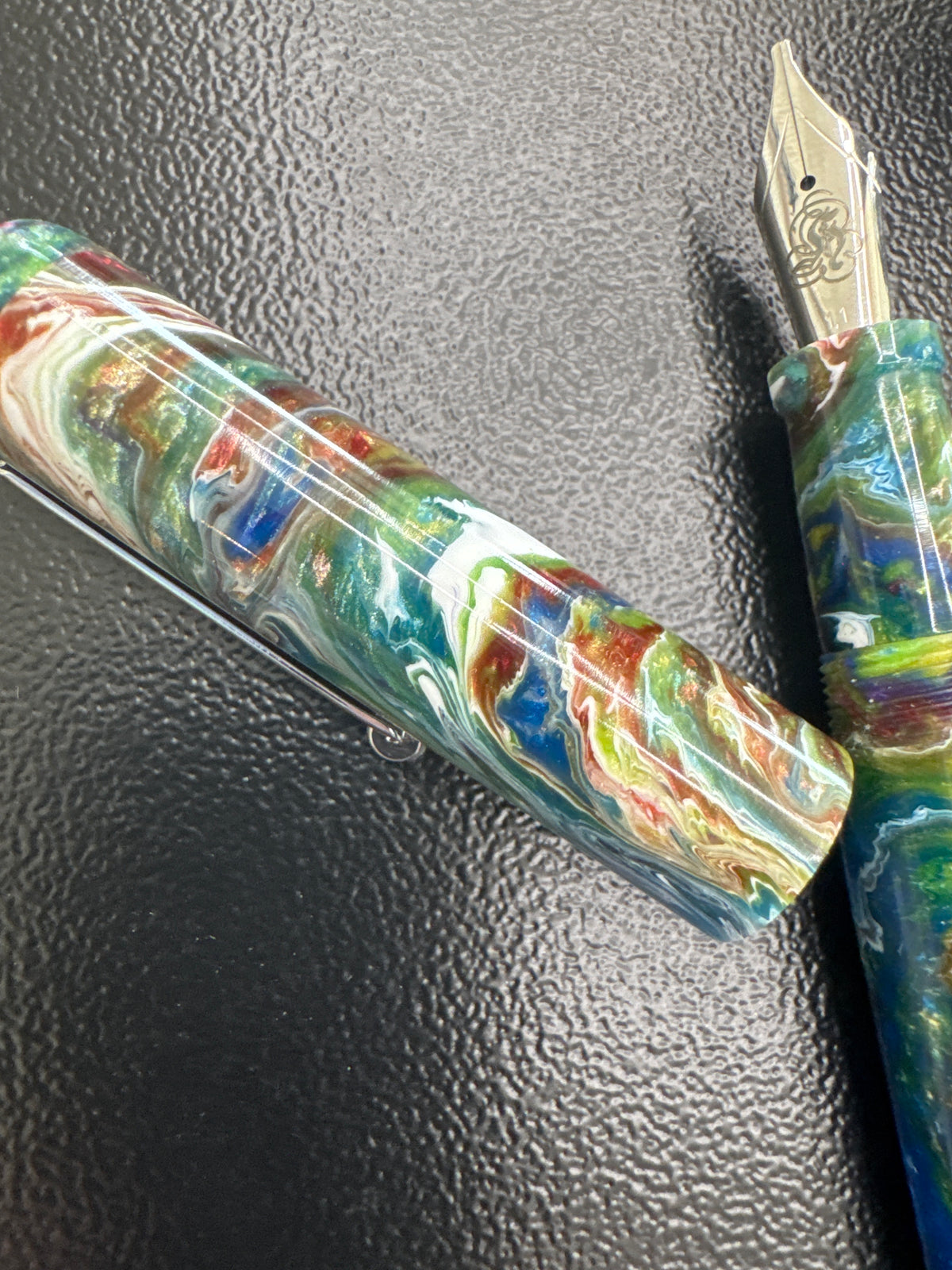 Hinze Pen Co Atlantis Rising Standard Fountain Pen with Clip