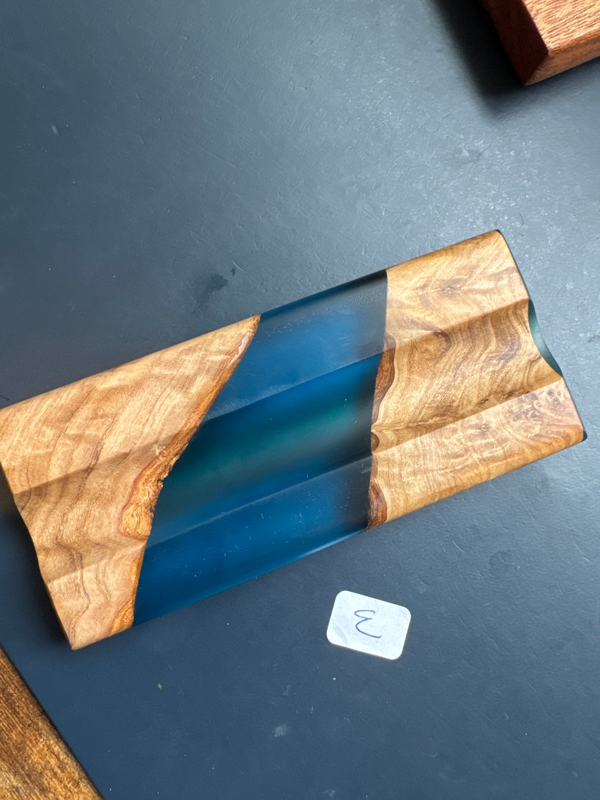 Wood and Epoxy Pen Rest