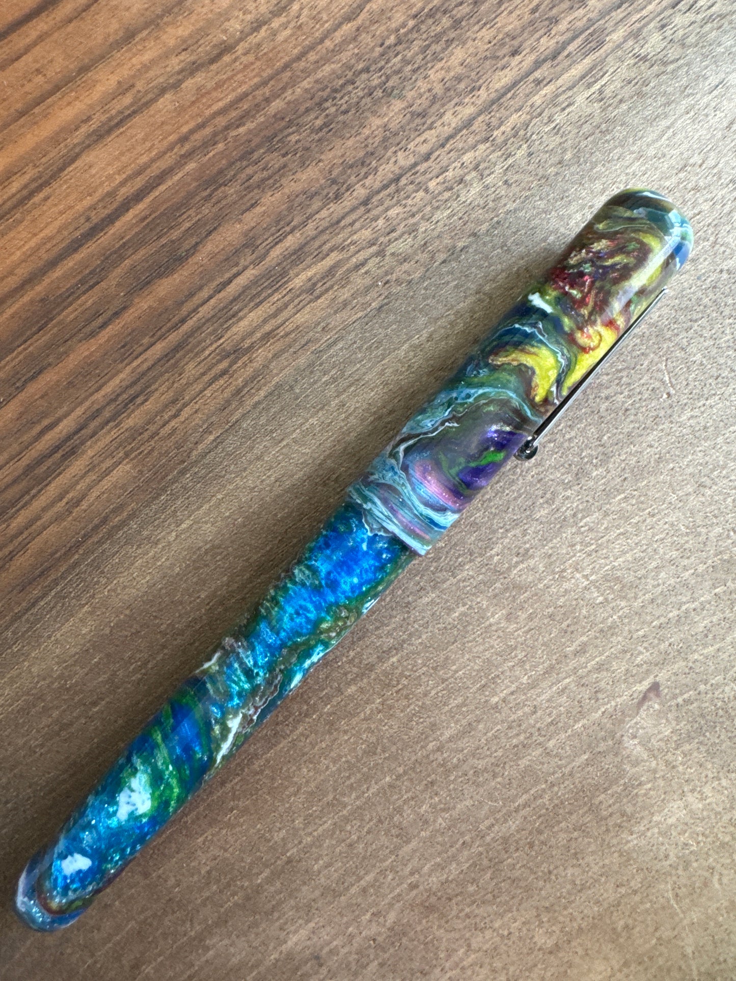 Hinze Pen Co Atlantis Rising Standard Fountain Pen with Clip