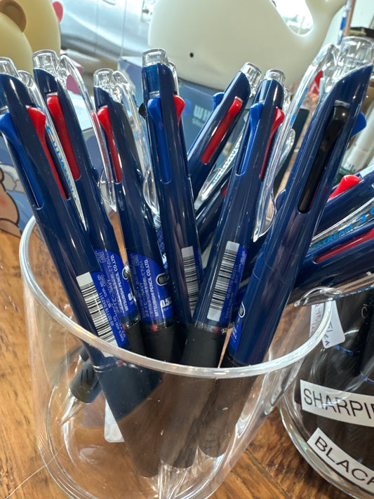 UNI JETSTREAM 3COLOR BALLPOINT PEN: Navy / 0.5mm
