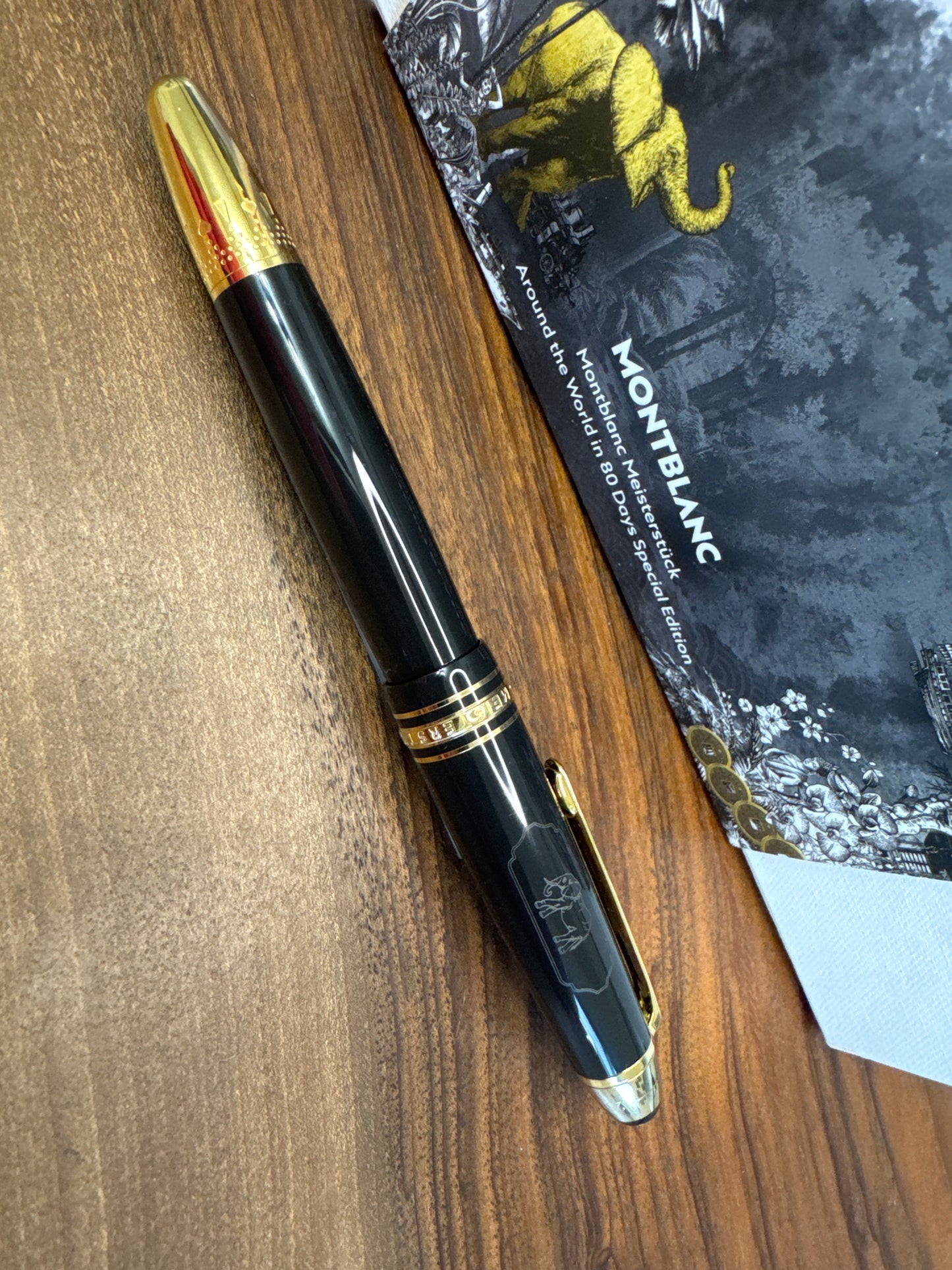 Montblanc Around the World in 80 days Resin Legrand Fountain Pen Year 2