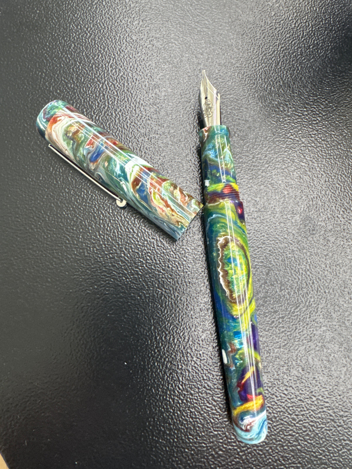 Hinze Pen Co Atlantis Rising Standard Fountain Pen with Clip
