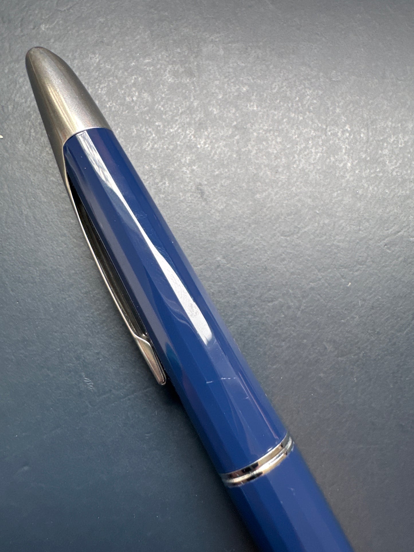 Namiki Capless ( Vanishing Point) Faceted Fountain Pen Dark Blue