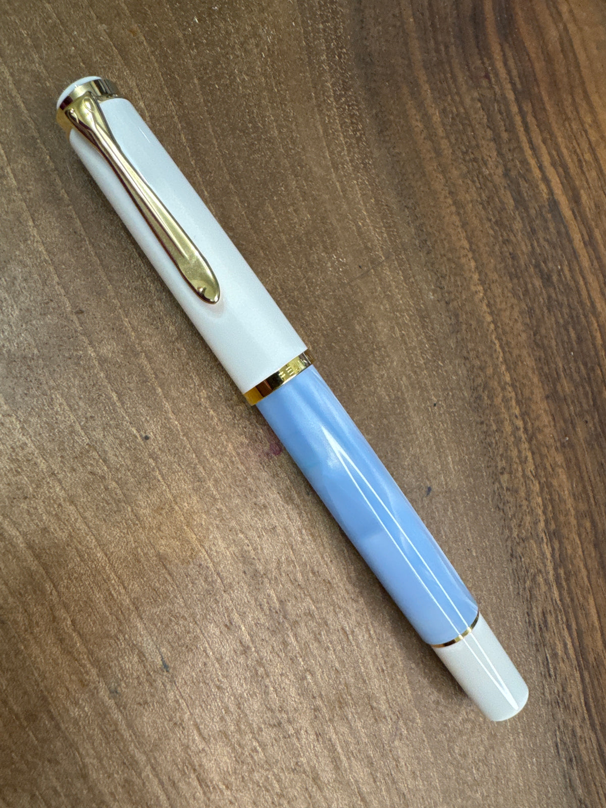 Pelikan M200 Pastel Blue Fountain Pen Fine Nib