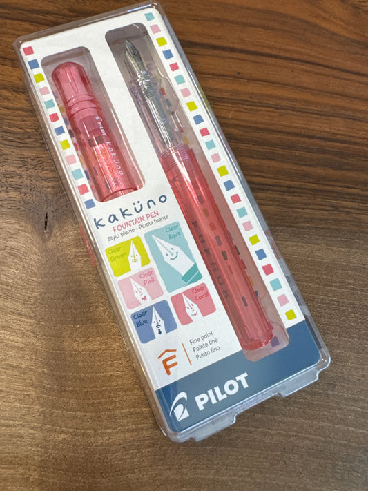 Pilot Kakuno Coral Fountain Pen