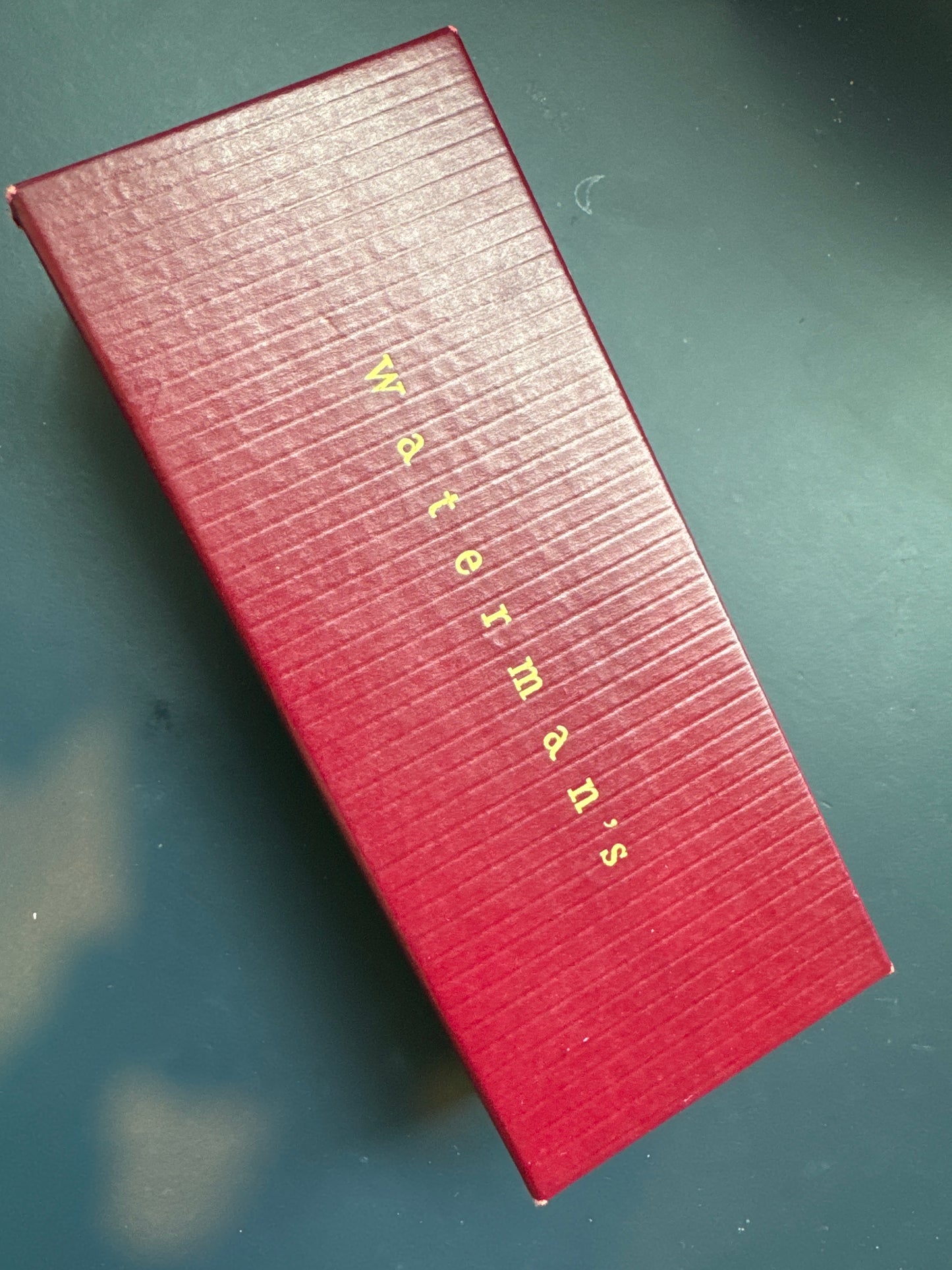 Waterman 376 Fountain Pen and P376 pencil set Red and Chrome(1950s)NOS
