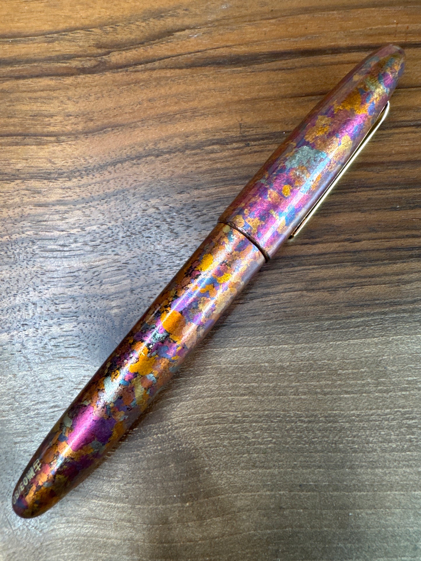 Taccia Leisurely Passage of Time- Sunset Sky Fountain Pen-Medium Fine Nib