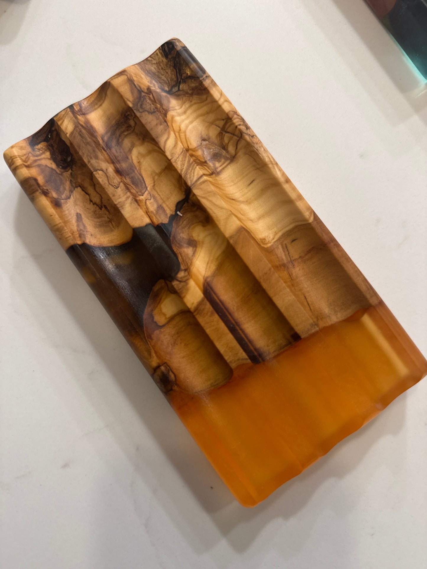 Wood and Epoxy Pen Rest