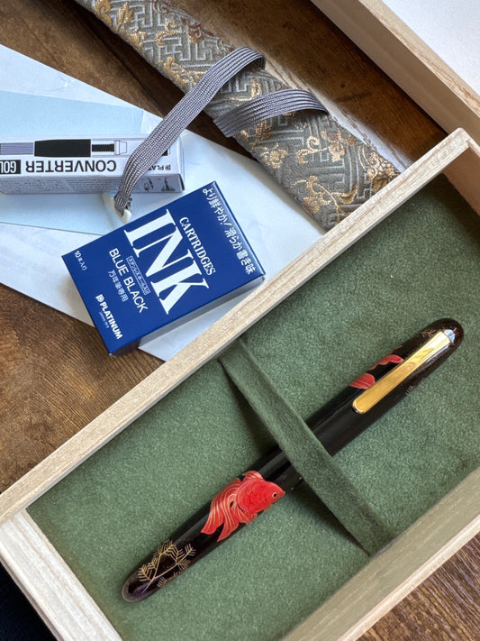 Nakaya Goldfish Maki-e Fountian Pen