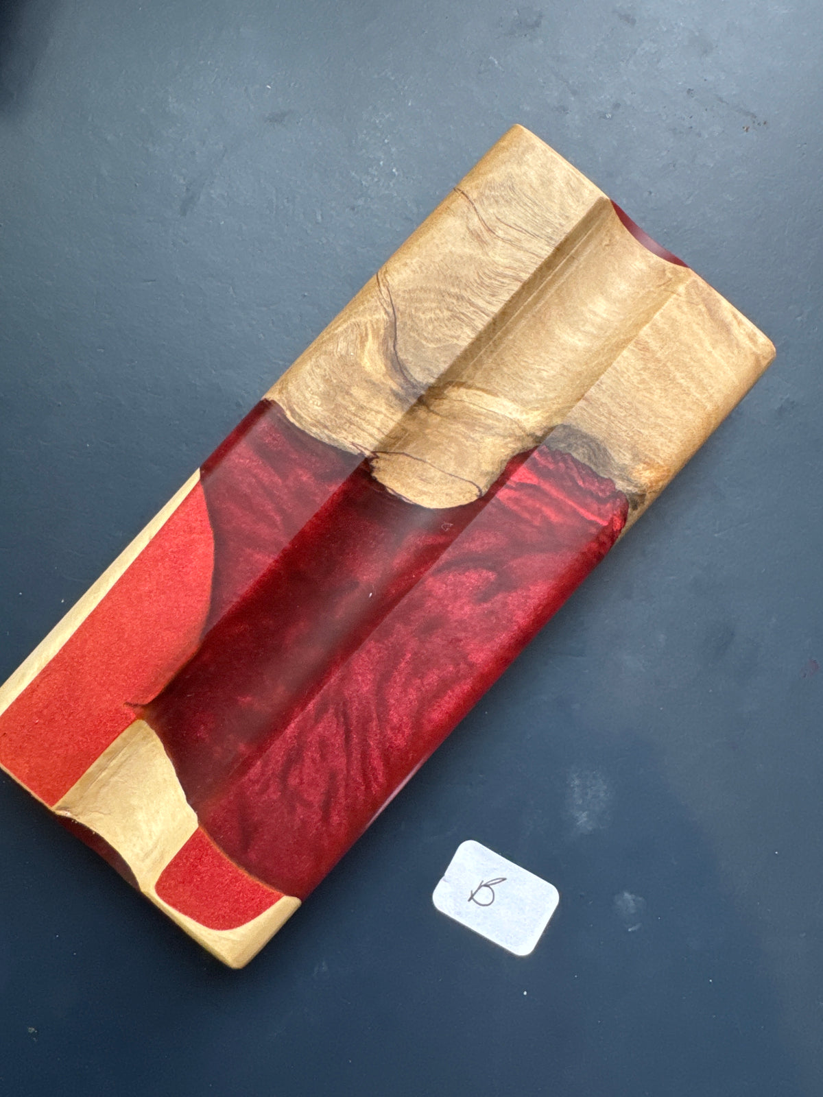 Wood and Epoxy Pen Rest