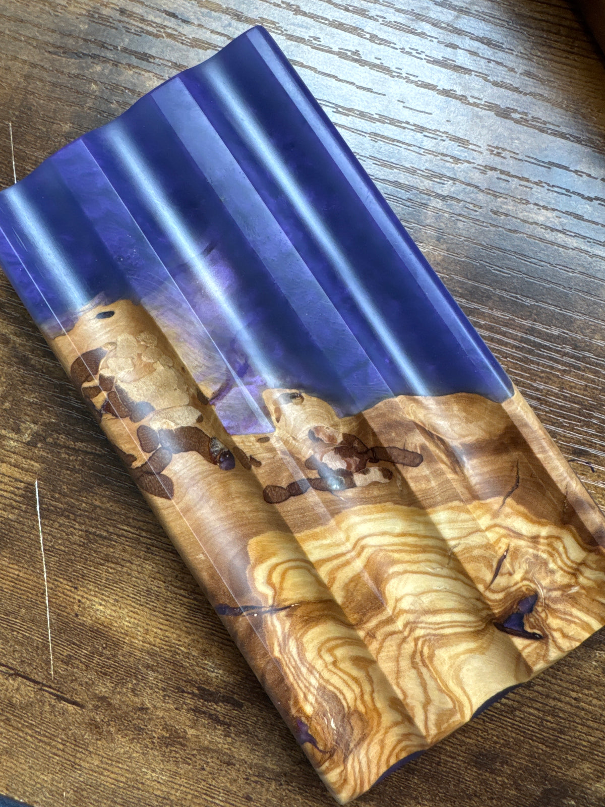 Wood and Epoxy Pen Rest