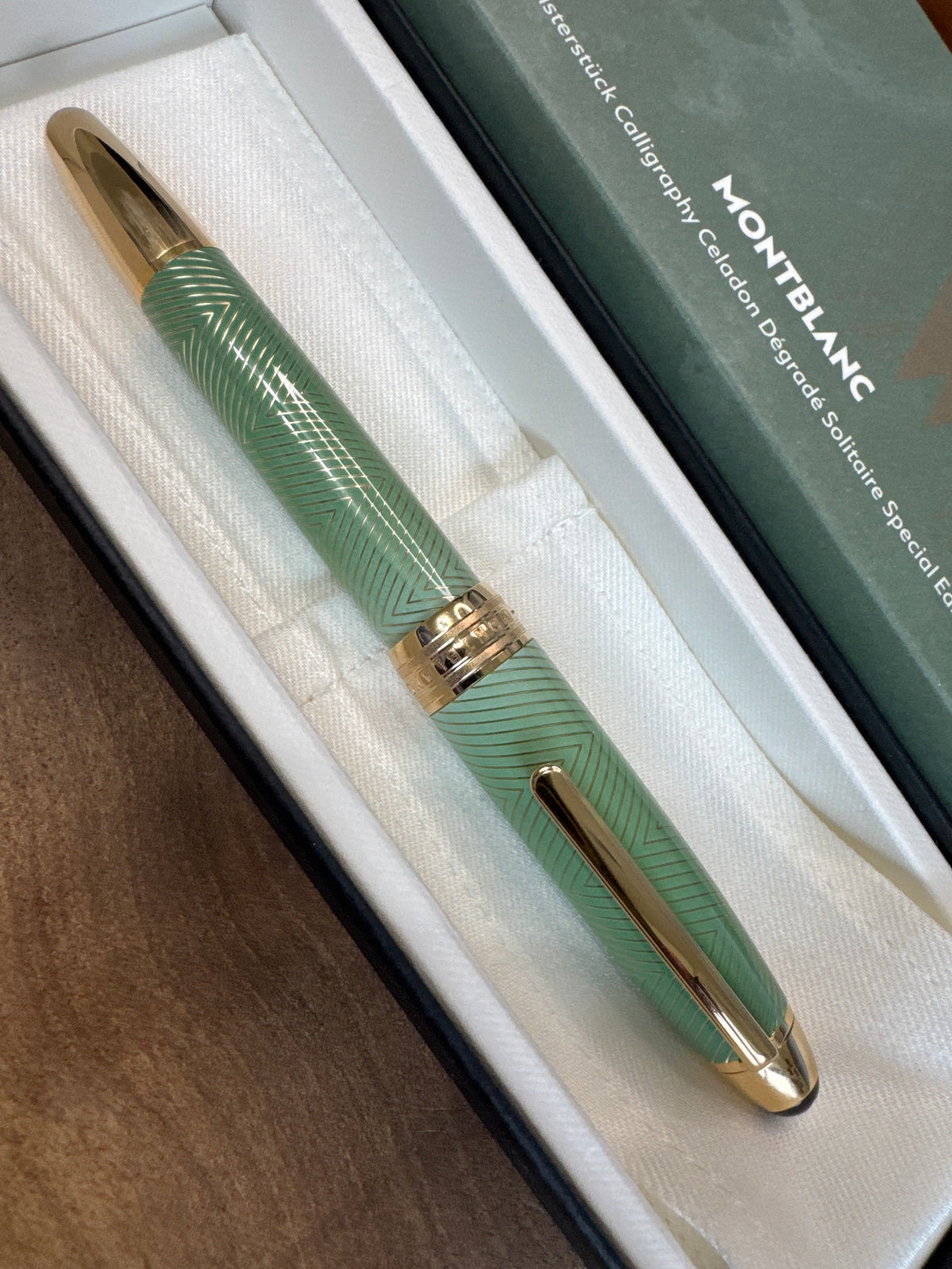 Montblanc Celadon Solitaire Fountain Pen Medium nib